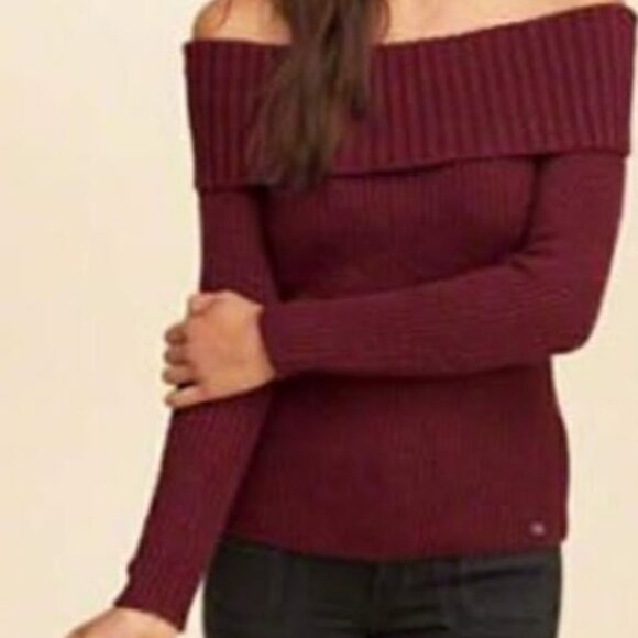 Hollister Sweaters - Hollister Off the Shoulder Sweater
